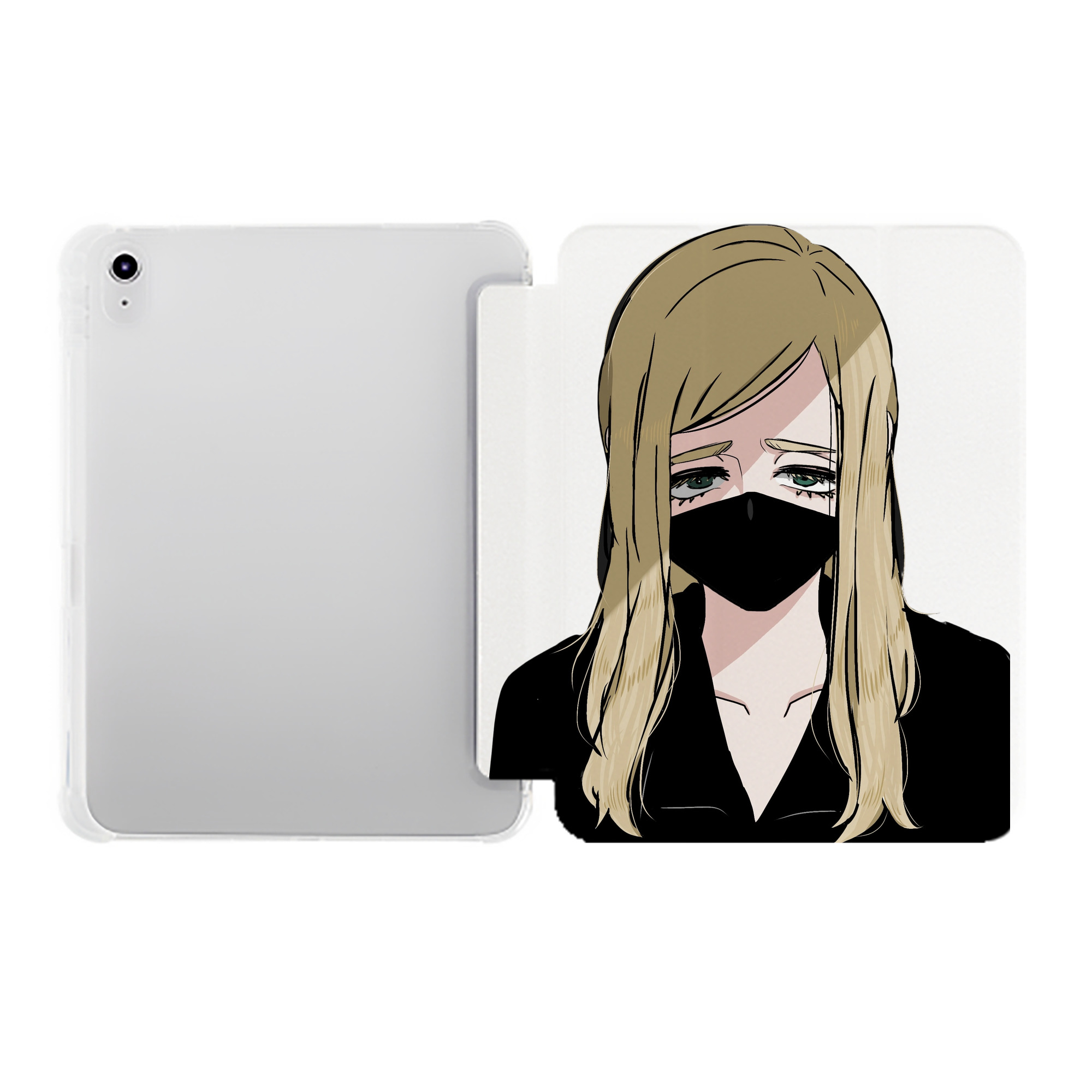 （画像用） 東京リベンジャーズ Tokyo Revengers IPad ケース ペン収納付き 三つ折りスタンド PUレザー×シリコン 対応機種9.5/10.5/10.9インチ
